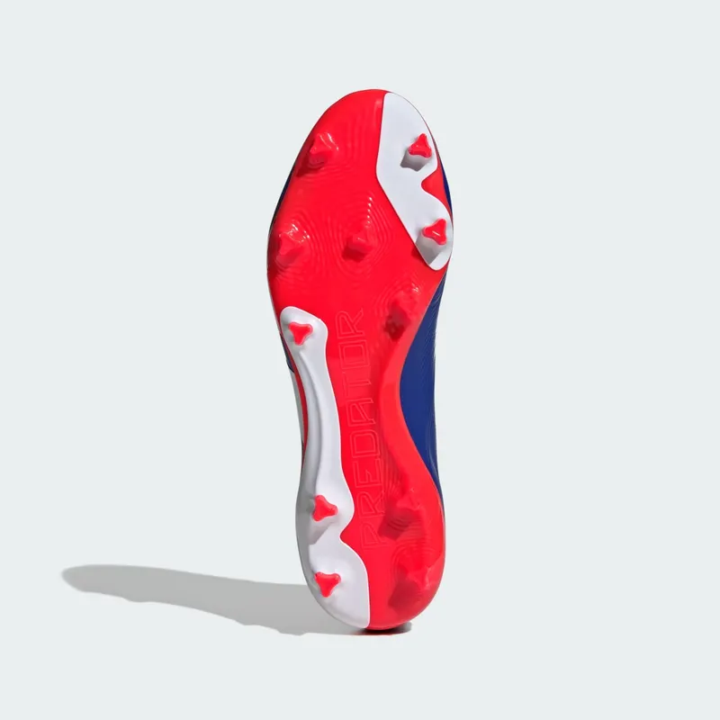 adidas Predator League Sock FG Lucid Blue Cloud White Solar Red (IF6337)