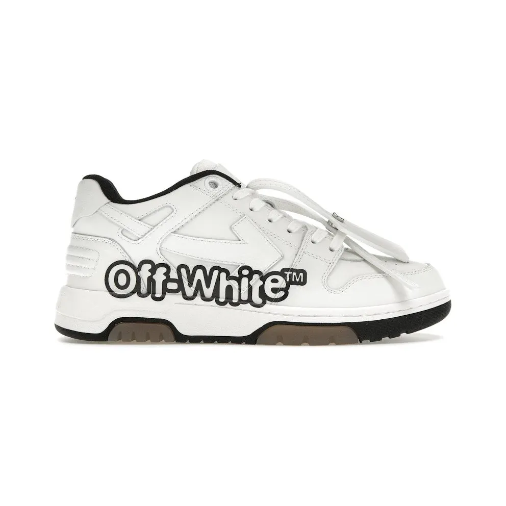 OFF-WHITE Out Of Office OOO Low Tops “Off-White” White Black (omia189s22lea0040110)