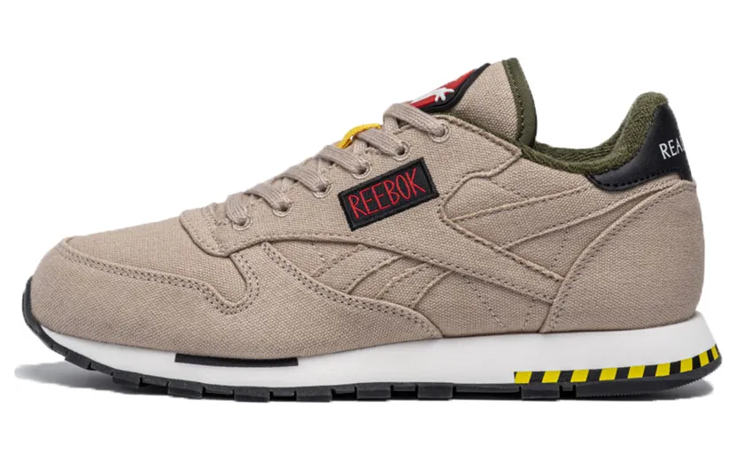 Reebok Classic Leather Ghostbusters Modern Beige/Black-Blaze Yellow (Other Brands Other)