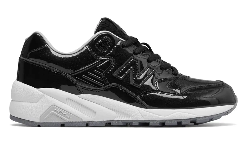 New Balance 580 Black Patent Leather (WRT580MT)