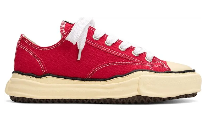 Maison Mihara Yasuhiro Peterson OG Vintage Sole Canvas Low Red (A09FW733-RED)