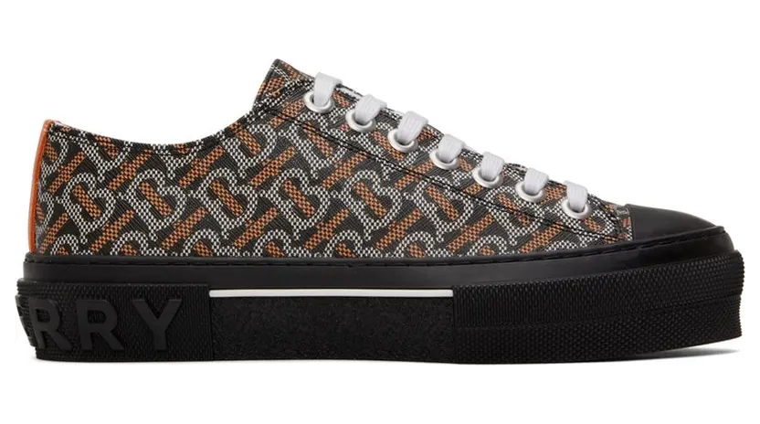 Burberry Black Monogram Print BLACK/WHITE/ORANGE (8059253)