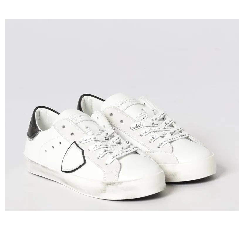 Philippe Model Leather Sneakers Philippe Model White (833161)