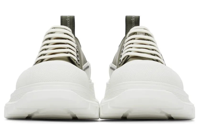 Alexander McQueen Blue Tread Slick Low Sneakers (604257W4IF1) (2)