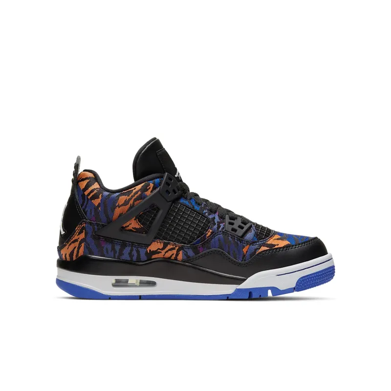 Jordan 4 Retro Black Rush Violet (GS) Black/White-Rush Violet (BQ9043-005)