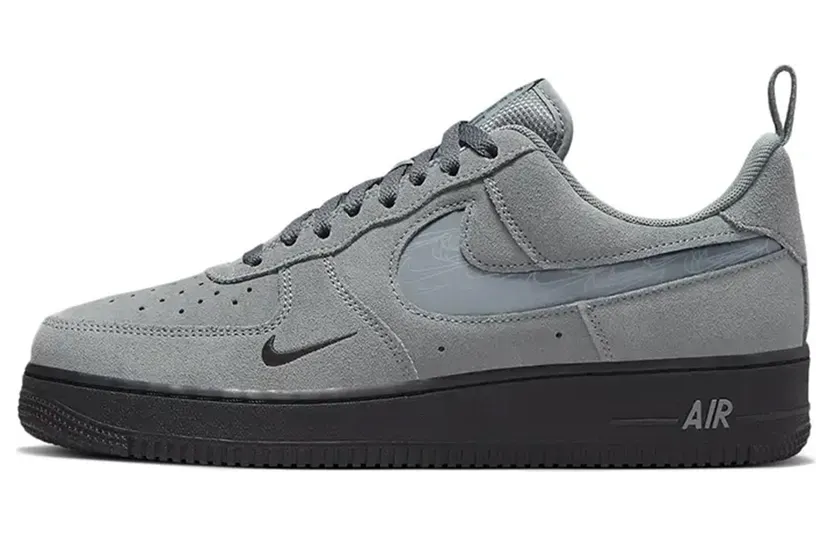 Nike Air Force 1 Low ’07 LV8 Reflective Swoosh Cool Grey (DZ4514-002)