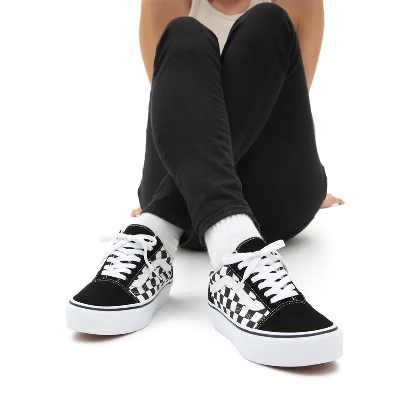 Vans Old Skool Platform Checkerboard Black/White (VN0A3B3UHRK)