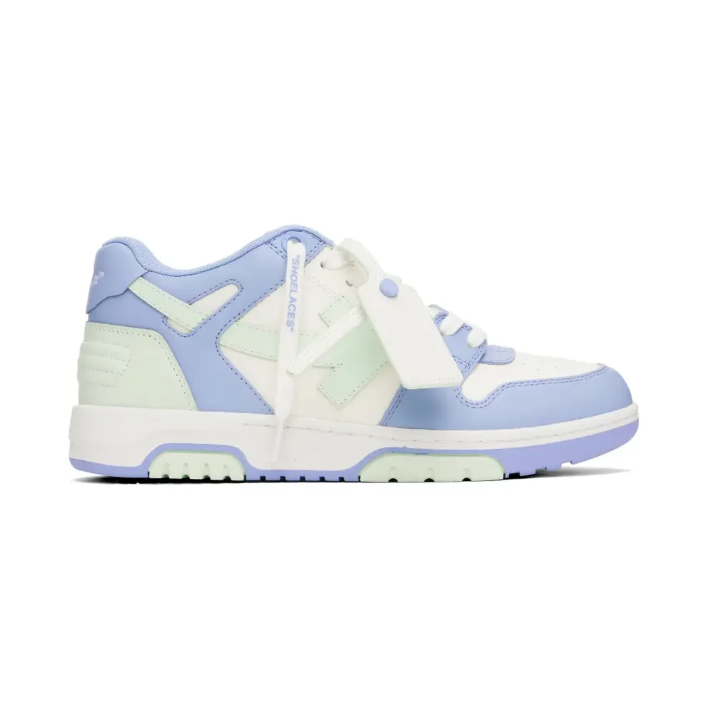 Off-White with Arrow-applicatie – Blue (OMIA189S25LEA0044241)