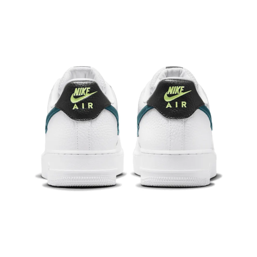 Nike Air Force 1 Low White – “White / Aquamarine-lime Glow-off Noir” (DJ6894-100)