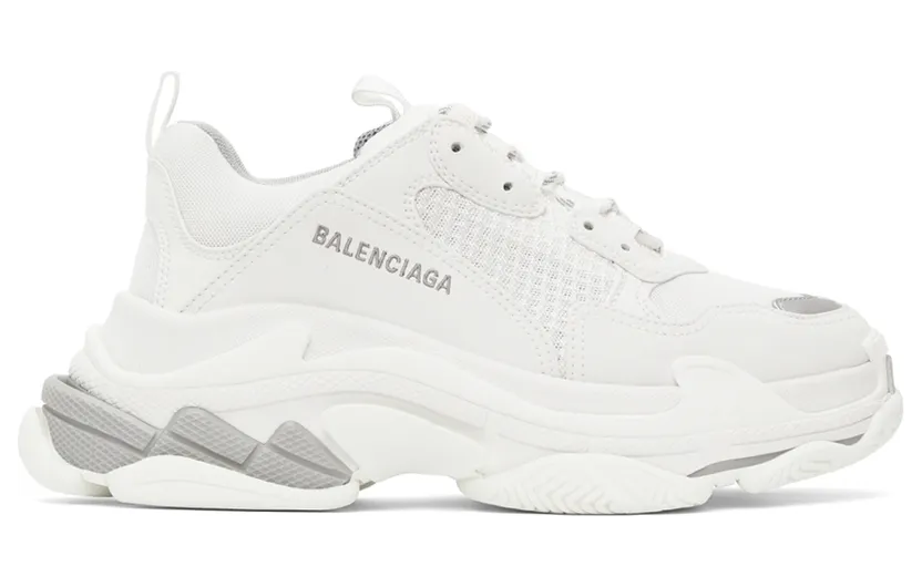 Balenciaga Triple S White Silver (536737W2FS41200)
