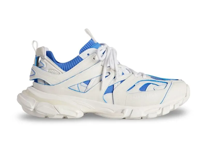 Balenciaga Track Sock White Blue Sneakers White Blue (736330W3SKC9040)