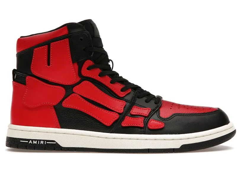 AMIRI Skel Top Hi Black Red White (MFS002-009)