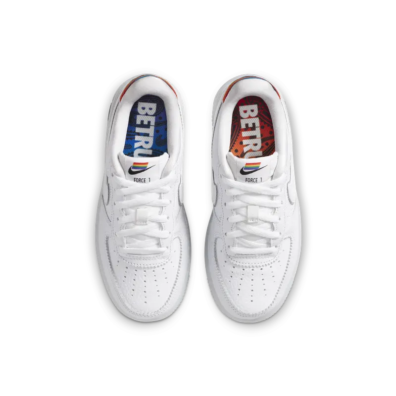 Nike Air Force 1 Low Be True 2020 (PS) White/Multi-Color-White (CW7439-100)