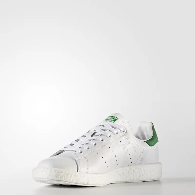 adidas  Stan Smith Boost Footwear White/Footwear White/Green (BZ0528)