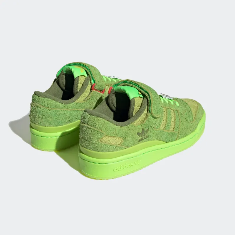 adidas Forum Low The Grinch Solar Slime / Solar Green / Red (ID4315)
