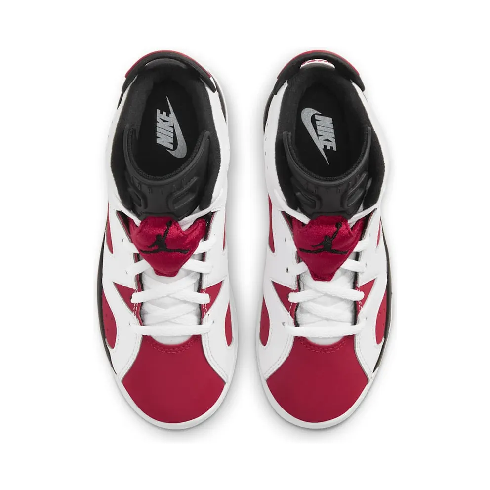 Jordan 6 Retro Carmine 2021 (PS) White/Black-Carmine (384666-106)
