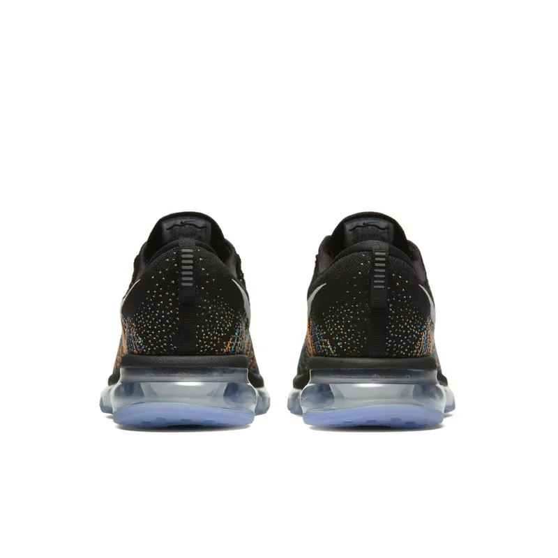 Nike Flyknit Air Max Black Multi-Color Black/Summit White-Blue Glow-Bright Citrus-Green Glow (620469-015)