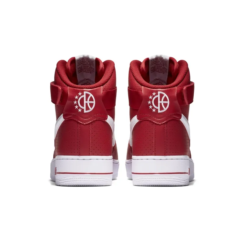 Nike Air Force 1 High Gym Red Perforated Gym Red/White (315121-606)