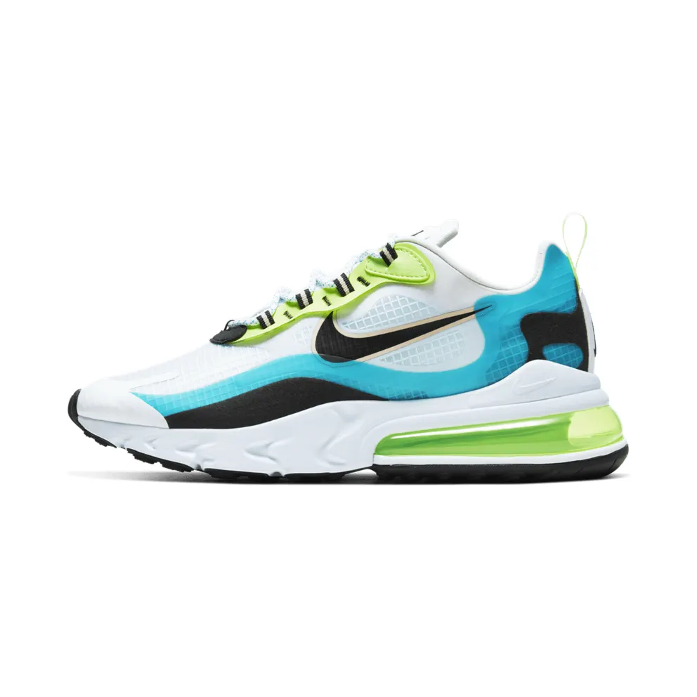 Nike Air Max 270 React Oracle Aqua Ghost Green Oracle Aqua/Ghost Green-Washed Coral-Black (CT1265-300)