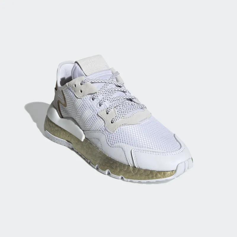 adidas Nite Jogger Cloud White Periwinkle (W) Cloud White/Periwinkle/Gold Metallic (FV4138)