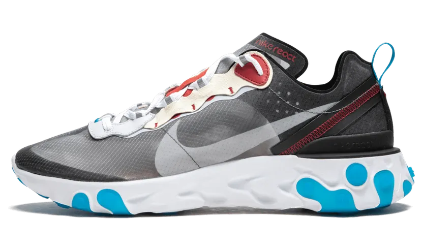 Nike React Element 87 Dark Grey Photo Blue