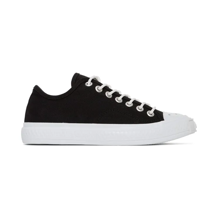 Acne Studios Black Canvas Low Black/Off White (AD0522-)