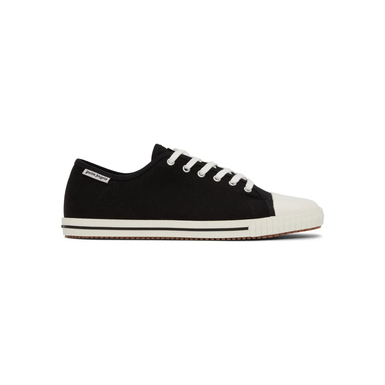 Palm Angels Black Square Vulcanized Sneakers (PMIA073S22FAB0011001)