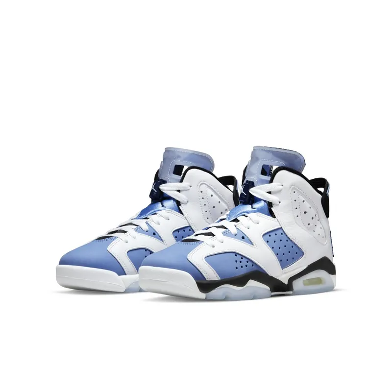 Air Jordan 6 Retro UNC White (GS) (384665-410)