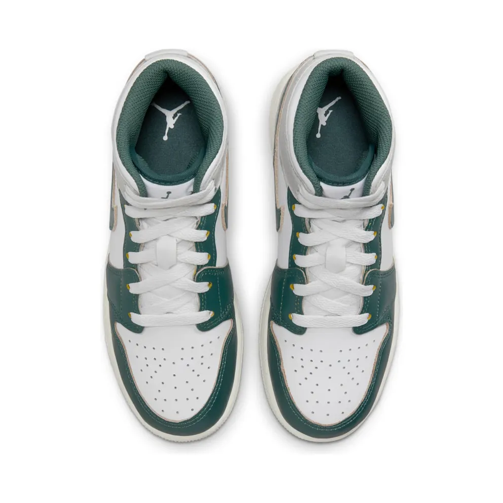 Jordan 1 Mid SE GS “Oxidized Green” (FQ8088-103)