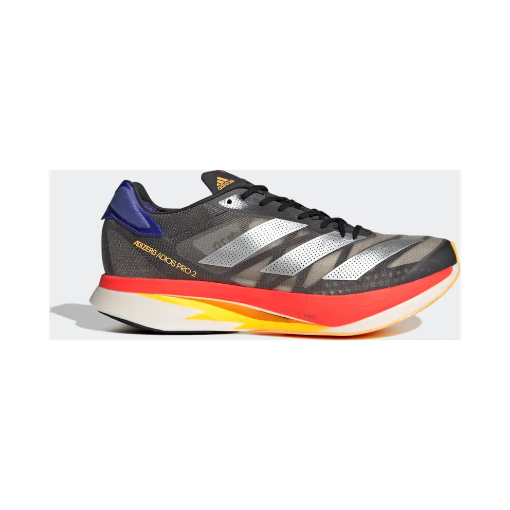adidas Adizero Adios Pro 2.0 Laufschuh Carbon / Silver Metallic / Sonic Ink (H67507)
