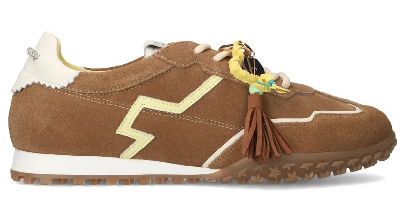 GIO+ sneaker Cognac (Cielo07-CombiBrown)