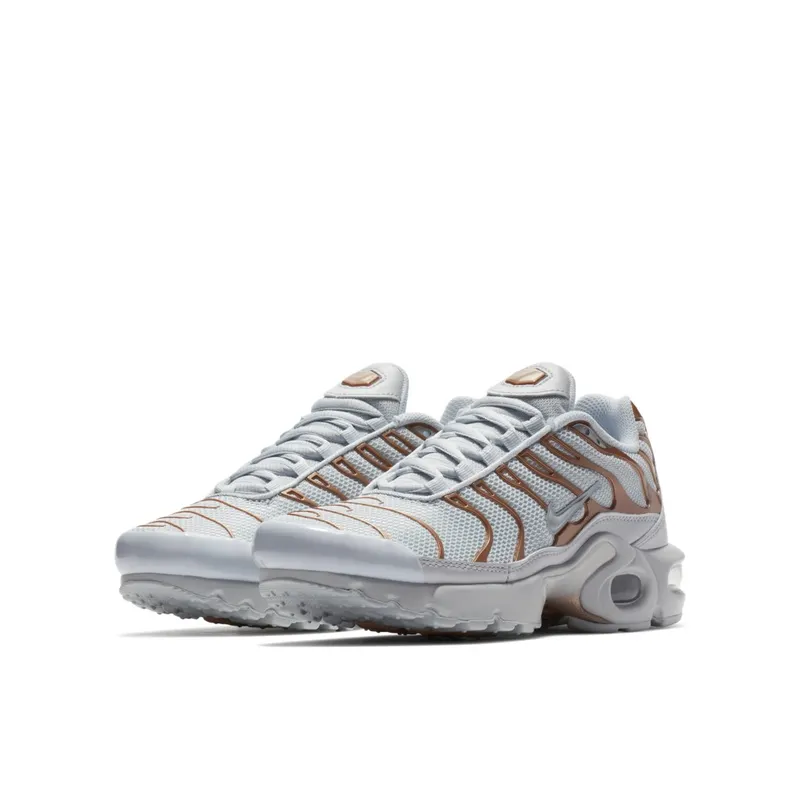Nike Air Max Plus Pure Platinum Metallic Gold (GS) (718071-001)