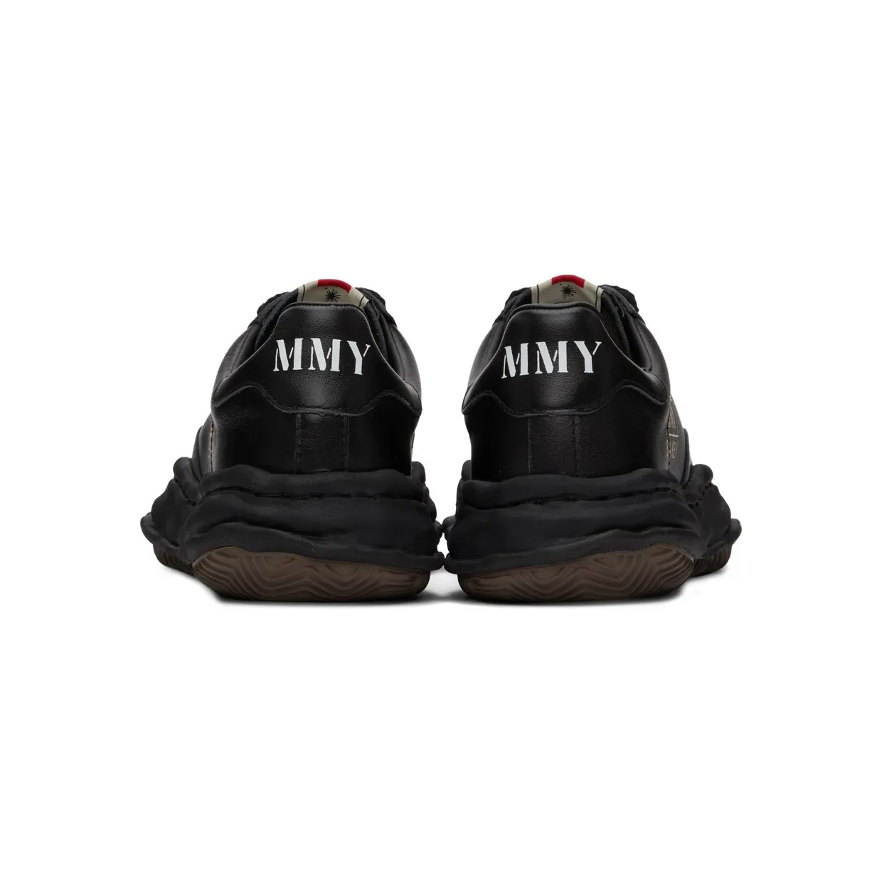 Miharayasuhiro Black Leather Blakey OG Sneakers (A06FW702) (2)