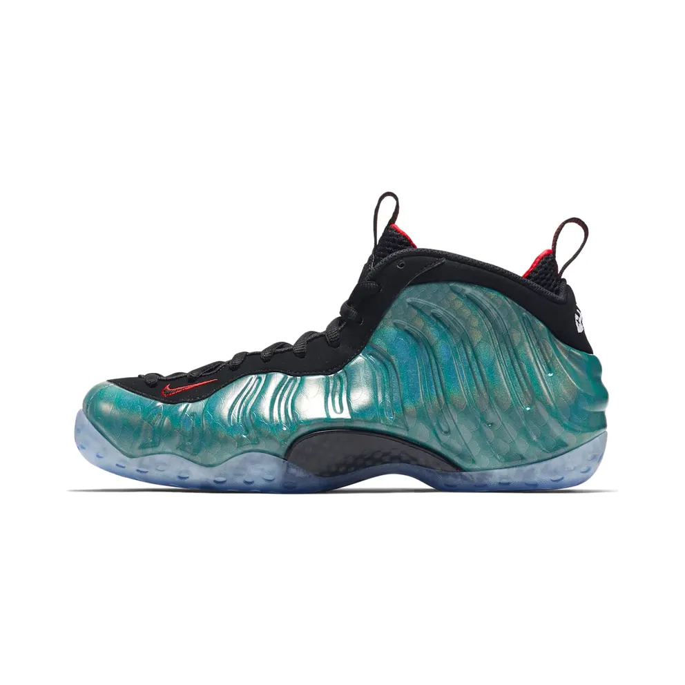 Nike Air Foamposite One Gone Fishing Dark Emerald/Challenge Red-Black (575420-300)