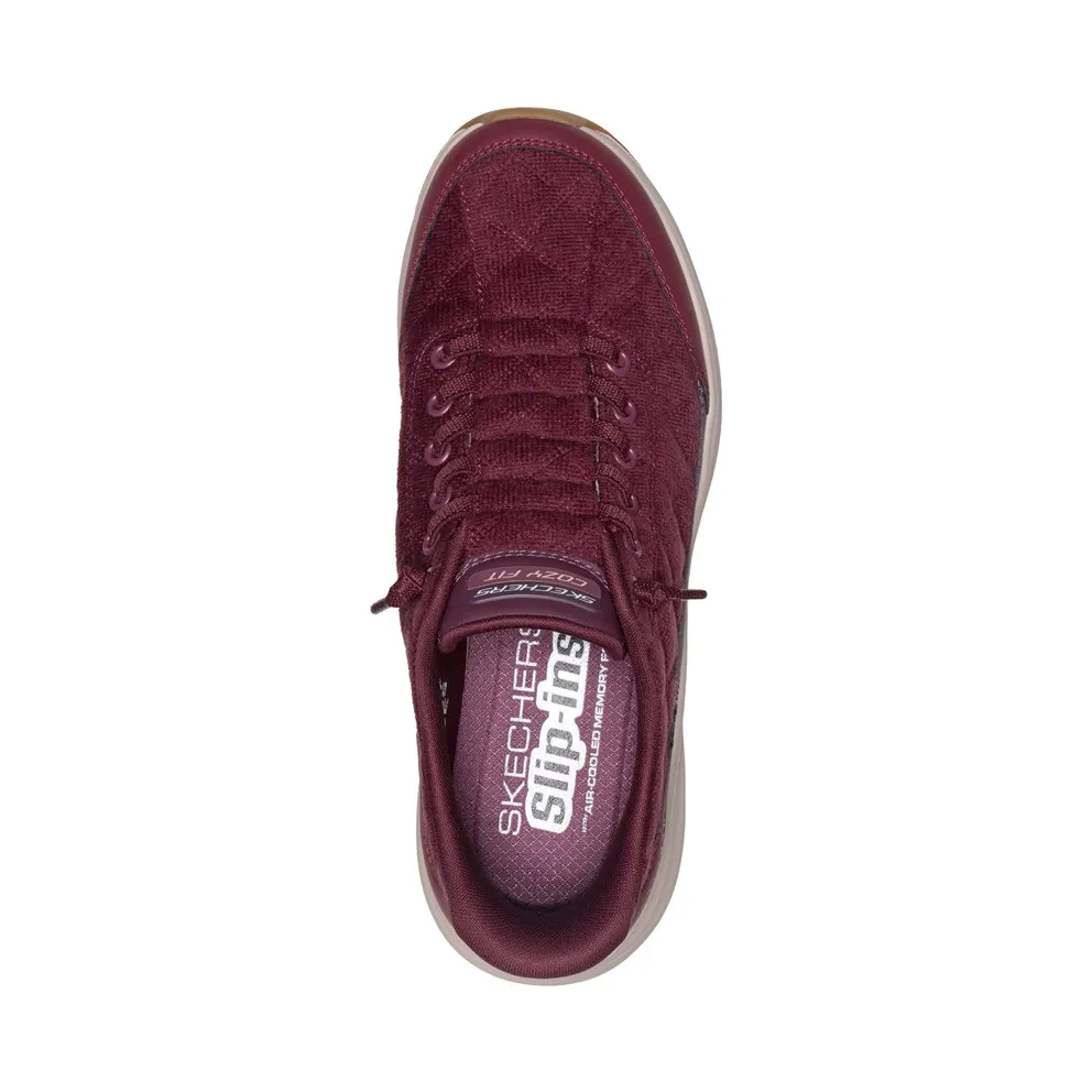 Skechers Slip-ins: Contour Foam – Cozy Fit Luxe Comfort Sneaker Bordeauxrood