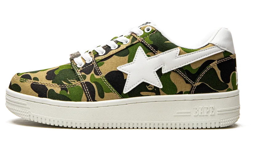 A Bathing Ape Bapesta ABC Camo 20th Anniversary Green (1C70191020/1G30-191-001)