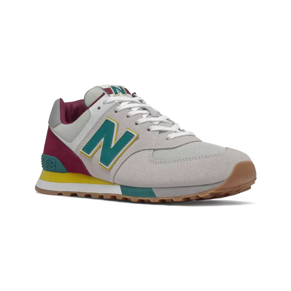 New Balance ML574 PR2 Grey / Burgundy (ML574PR2)