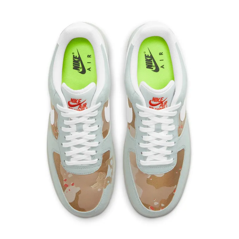 Nike Air Force 1 Low ’07 LX Embroidered Desert Camo Photon Dust/Photon Dust-Team Orange (DD1175-001)