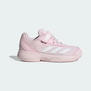 adidas Courtflash Hook-and-loop Tennis Shoes Kids “Distilled Pink / Cloud White / Distilled Pink” (KK3870)