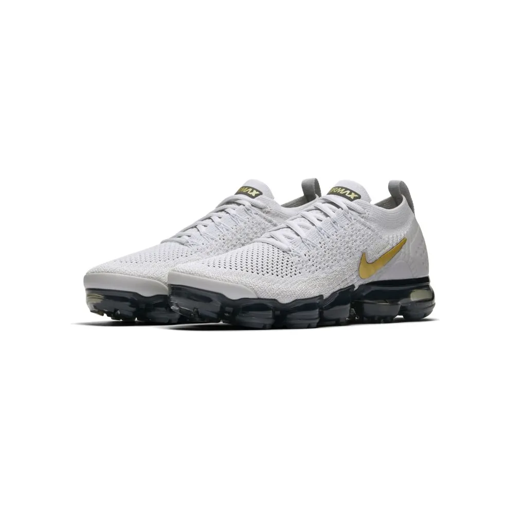 Nike Air VaporMax 2 Vast Grey Metallic Gold (W) Vast Grey/Metallic Gold-Pure Platinum (942843-010)