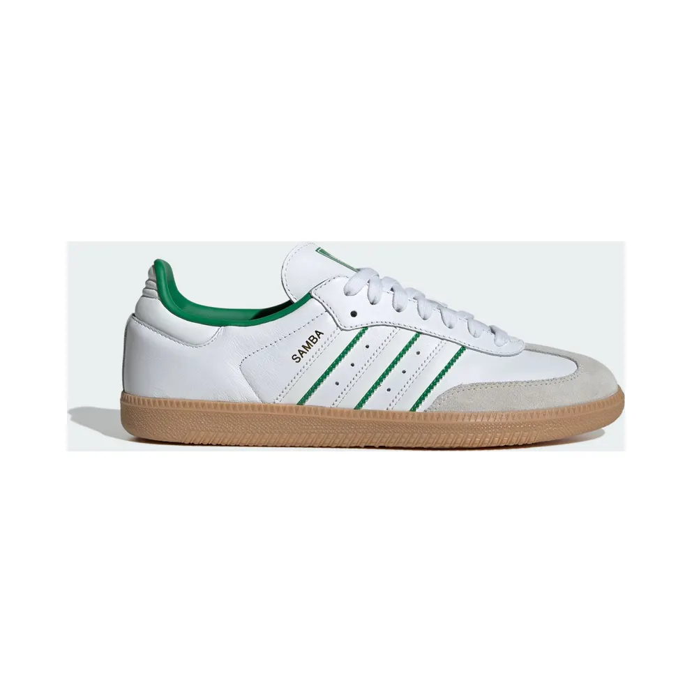 Adidas Samba OG Cloud White / Crystal White / Green (JI2044)