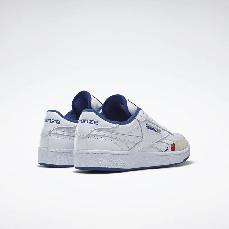Reebok Club C Revenge Bronze 56K White White/True Grey 1-Cobalt (Other Brands Other)