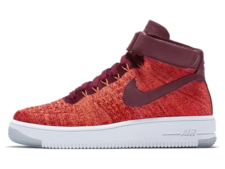 Nike Air Force 1 Flyknit Total Crimson Team Red (W)