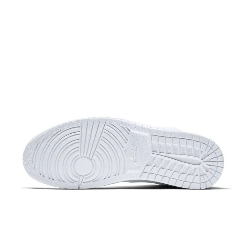 Jordan 1 Mid White/Pure Platinum White/Pure Platinum (554724-104)