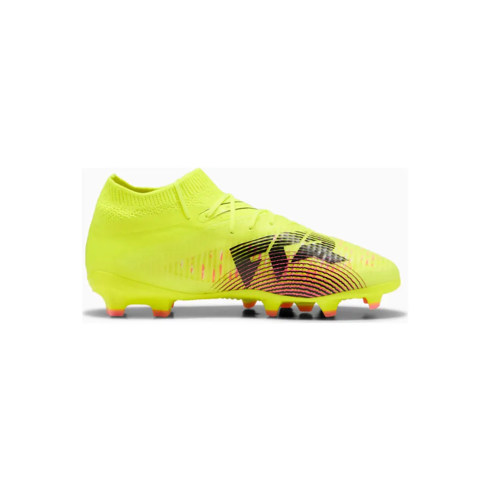 Puma Future 8 Pro FG/AG Jr Yellow Alert Black Sun Struck (108142-03)