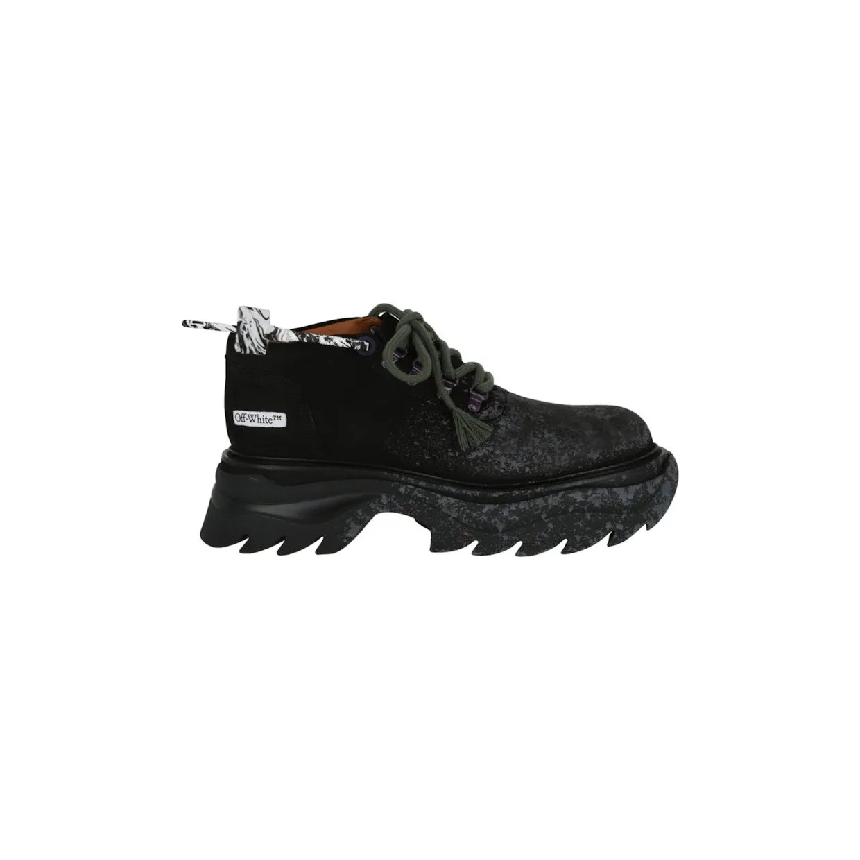 OFF-WHITE Rigid Sole Black Grey (IA211R21 LEA00 11009 00037)