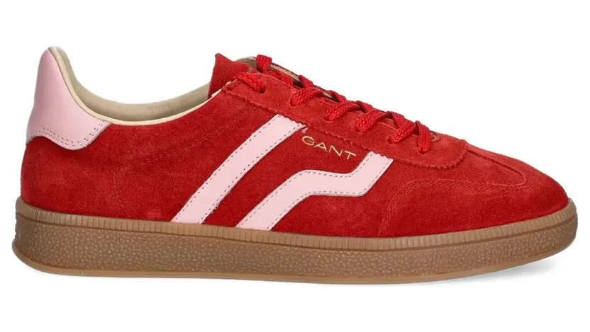Gant Sneakers van leer met vetersluiting, model ‘Cuzima’ (31533042)