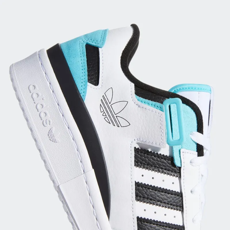 adidas Forum Exhibit Low Cloud White / Core Black / Pulse Aqua (GZ5390)
