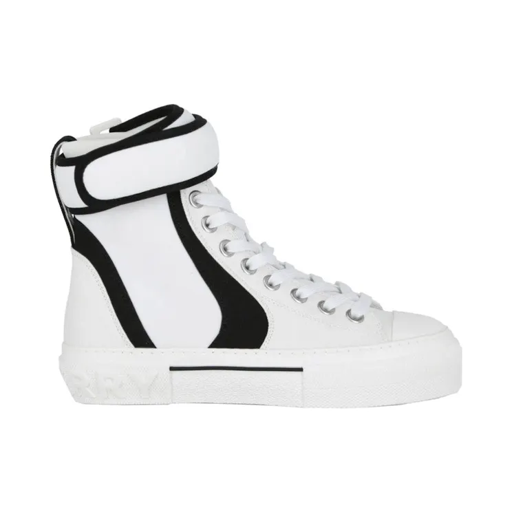 Burberry High-Top Logo White Black (8053484 00002)