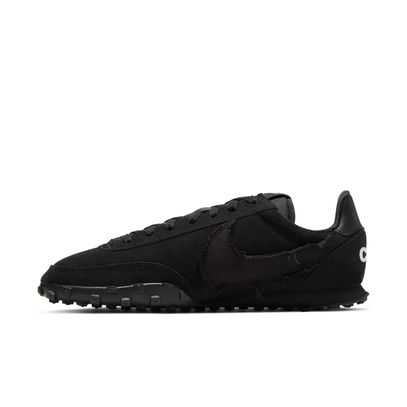 Nike Waffle Racer Comme des Garcons Black Black/Black-Black (CU9080-002)